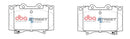 DBA 98-07 Lexus LX470 Front Street Series Brake Pads