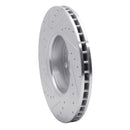 R1 99-09 Volvo S60 Front Right Drilled & Slotted Silver Brake Rotor