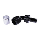 Russell 10AN ProClassic Crimp 60 Degree Hose End - Black