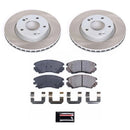 Power Stop 07-10 Hyundai Elantra Front and Rear Semi-Coated Rotor Kit