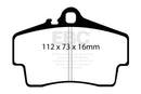EBC S12 Brake Pad and Rotor Kit