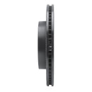 R1 02-05 Ford Explorer Front Left Drilled & Slotted Black Brake Rotor