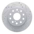 R1 91-95 Toyota MR2 Rear Drilled & Slotted Silver Brake Rotor Set
