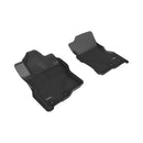 3D MAXpider 22-23 Nissan Frontier Crew Cab (w/ Subwoofer) Kagu Floor Mat Complete Set - Black