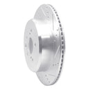 R1 13-20 Lexus RC300 Front & Rear Drilled & Slotted Silver Brake Rotor Set