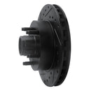 R1 95-97 Ford Ranger (USA/Canada) Front Left Drilled & Slotted Black Brake Rotor