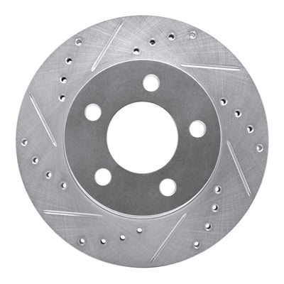 R1 80-89 American Motors Eagle Front Drilled & Slotted Silver Brake Rotor Set
