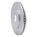 R1 08-11 Nissan Pathfinder Front Drilled & Slotted Silver Brake Rotor Set