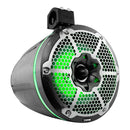 DS18 Marine And Psports Towers With 10in 1in Driver 300 Watts RMS RGB LED Lights Black Carbon Fiber