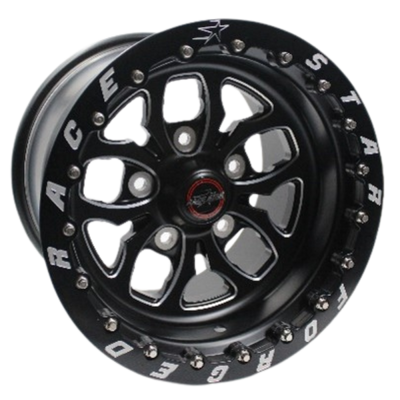 Race Star 64 Pro Forged Wicked 15x11 Lug Mount Black Anodized/Machined 5x135BC 6.50BS