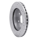 R1 88-91 Chevrolet K1500 Front Right Drilled & Slotted Silver Brake Rotor