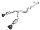 AWE Tuning 2021+ Cadillac Escalade 6.2L ESV 0FG Dual Exit Exhaust System w/ 5in Diamond Blk Tips