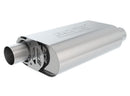 Borla CrateMuffler Stock SBC 283/327/350 ATAK 2.25in Offset/Offset 14inx4.35inx9in Oval Muffler