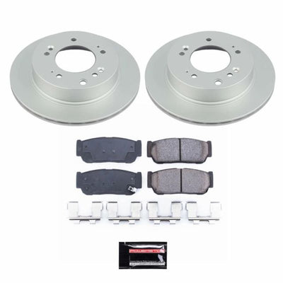Power Stop 07-09 Kia Sorento Front & Rear Z17 Evolution Geomet Coated Brake Kit