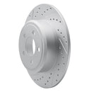 R1 20-25 Mercedes-Benz Gle350 Rear Left Drilled & Slotted Geo-Carbon Rotor
