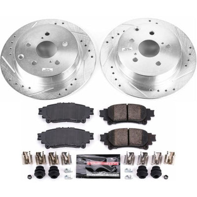 Power Stop 12-17 Toyota Prius V Front & Rear Z23 Evolution Sport Brake Kit
