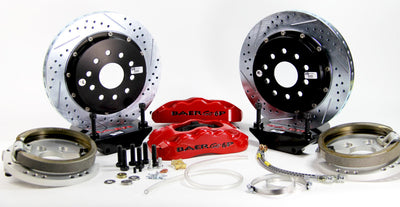 Baer Brakes 88-96 Chevrolet Corvette 13in Pro+ Rear SDZ Brake Kit - Fire Red