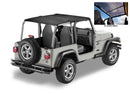 Bestop 97-02 Jeep Wrangler TJ Header Safari Bikini (Mesh)