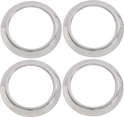 Kentrol 07-10 Jeep Wrangler JK Air Vent Bezels 4 Pieces - Polished Silver