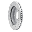 R1 86-95 Dodge Raider Front Right Drilled & Slotted Silver Brake Rotor