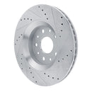 R1 20-24 Jeep Wrangler Front & Rear Drilled & Slotted Silver Brake Rotor Set