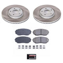 Power Stop 07-10 Ford Edge Front and Rear Semi-Coated Rotor Kit