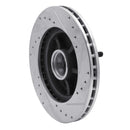 R1 1988-1991 Chevrolet C1500 Front Right Drilled & Slotted Silver Brake Rotor