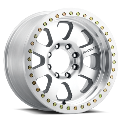 Raceline RT260M Avenger 17x9in / 8x165.1 BP / -12mm Offset / 130.81mm Bore - Machined Beadlock Wheel