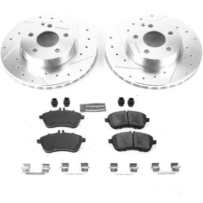 Power Stop 2015 Mercedes-Benz C250 Front & Rear Z23 Evolution Sport Brake Kit