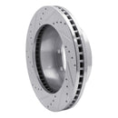 R1 05-12 Ford F-250 4WD (Super Duty) Front Right Drilled & Slotted Silver Brake Rotor