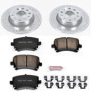Power Stop 2010 Volkswagen Golf Rear Z23 Evolution Sport Brake Kit w/Calipers