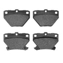 DFC 00-08 Pontiac Vibe Rear Active Performance Pads - Low Metallic