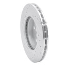 R1 90-91 Toyota Celica Front Right Drilled & Slotted Silver Brake Rotor