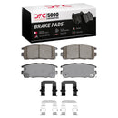 DFC 10-17 Chevrolet Equinox Rear Geospec Rotors with 5000 Advanced Brake Pads w/Hardware