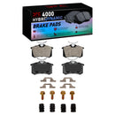 DFC 1999-1999 Volkswagen Cabrio Front & Rear Geospec Rotors w/4000 HybriDynamic Pads w/Hardware