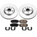 Power Stop 2020 Kia Optima Front and Rear Z17 Coated Brake Kit
