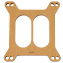 Edelbrock Spacer Carburetor 1/2In Wood Fiber Laminate Divided