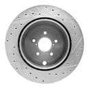 R1 17-25 Subaru BRZ Front & Rear Drilled & Slotted Silver Brake Rotor Set