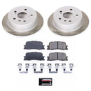 Power Stop 02-04 Toyota Camry Front and Rear Semi-Coated Rotor Kit