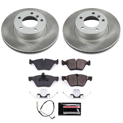 Power Stop 2007 BMW 328i Front and Rear Semi-Coated Rotor Kit