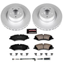 Power Stop 10-12 Land Rover Range Rover Front & Rear Z23 Evolution Sport Coated Brake Kit