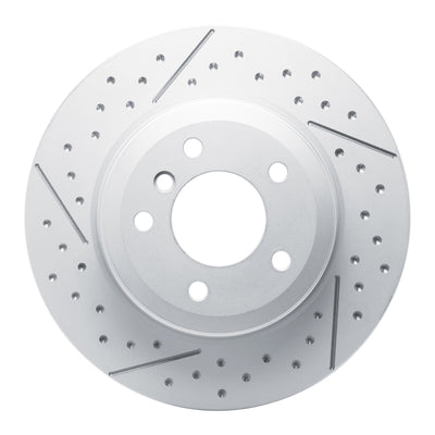 DFC 13-13 BMW 135IS Rear GeoSPEC Coated Rotor - Dimpled and Slotted
