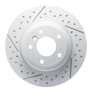 DFC 13-13 BMW 135IS Rear GeoSPEC Coated Rotor - Dimpled and Slotted