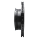 R1 02-06 Dodge Sprinter 3500 Front Left Drilled & Slotted Black Brake Rotor