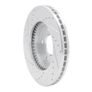 R1 93-95 Acura Legend Front Right Drilled & Slotted Silver Brake Rotor