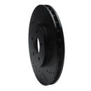 R1 94-04 Ford Mustang Front Drilled & Slotted Black Brake Rotor Set