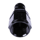 Russell 12AN Twist-Lok Straight Hose End - Black