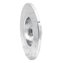 R1 15-23 Fiat 500X Front & Rear Drilled & Slotted Silver Brake Rotor Set