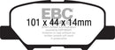 EBC S2 Brake Pad and Rotor Kit
