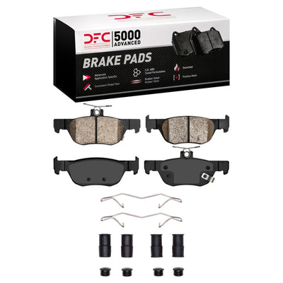 DFC 20-25 Mazda CX-30 Rear Drilled & Slotted Geoperformance Rotors 5000 Advanced Pads w/Hardware